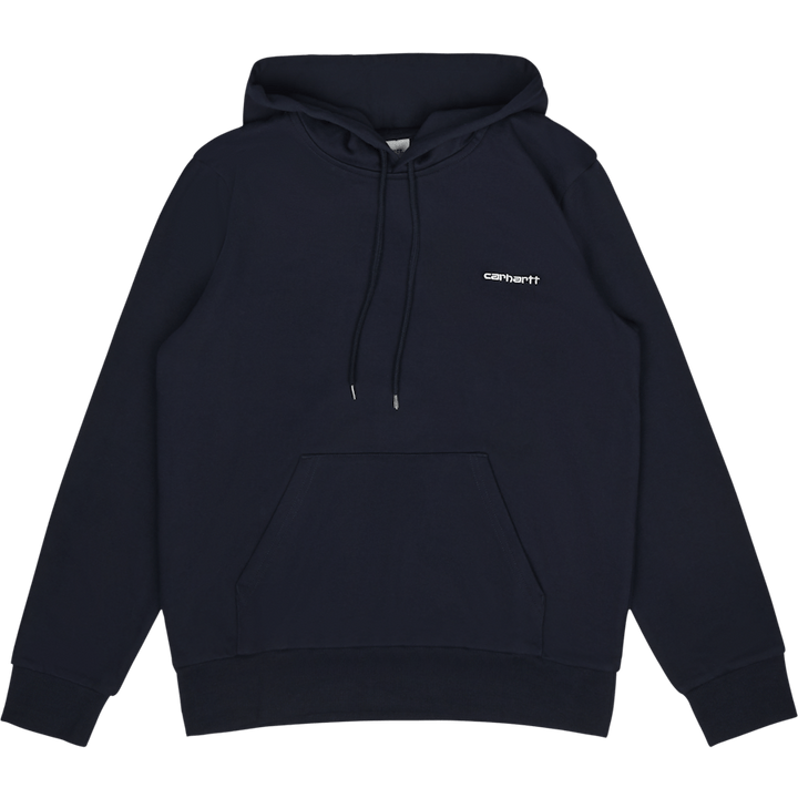 Hooded Script Embroidery Sweat