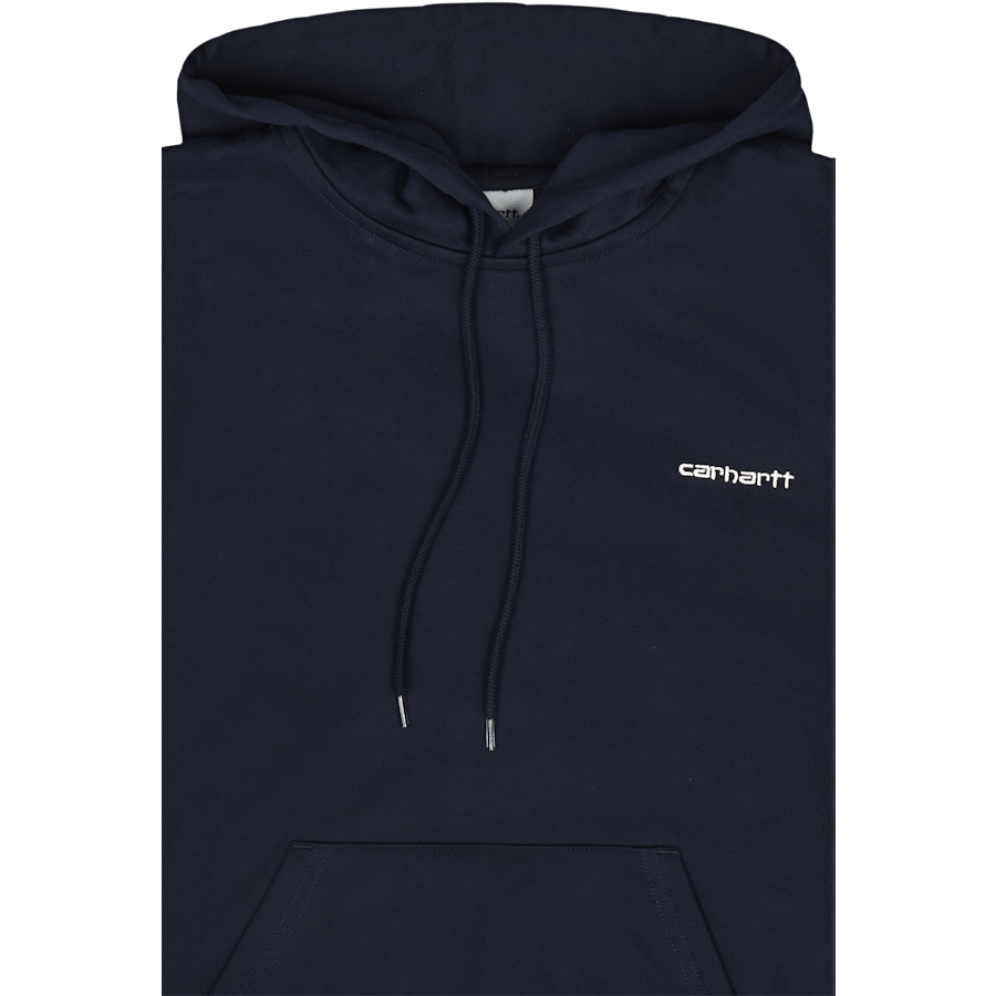 Hooded Script Embroidery Sweat