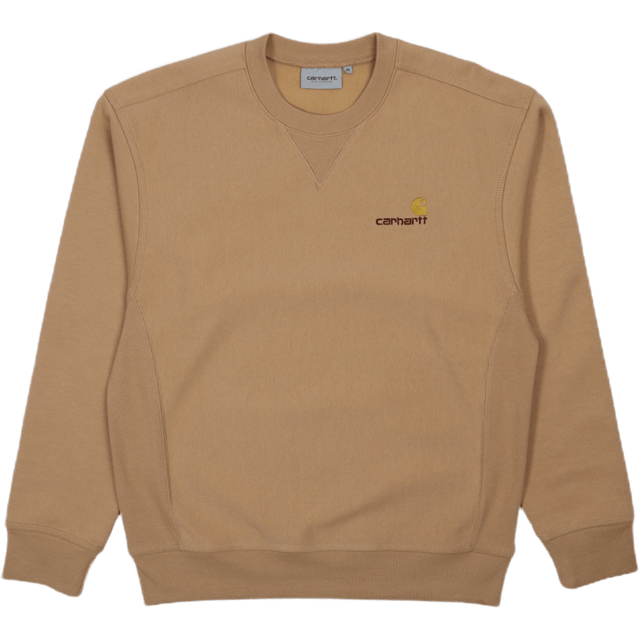 Sweat à capuche American Script Dusty H Brown