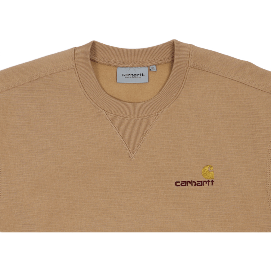 Sweat à capuche American Script Dusty H Brown
