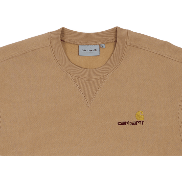 Sweat à capuche American Script Dusty H Brown