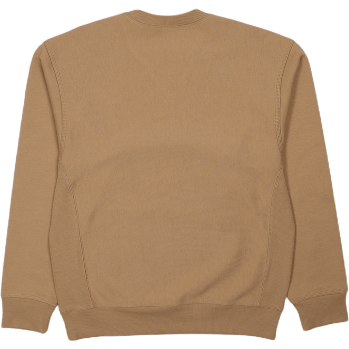 Sweat à capuche American Script Dusty H Brown