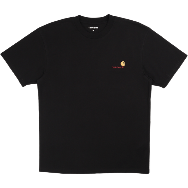 S/s American Script T-shirt Black