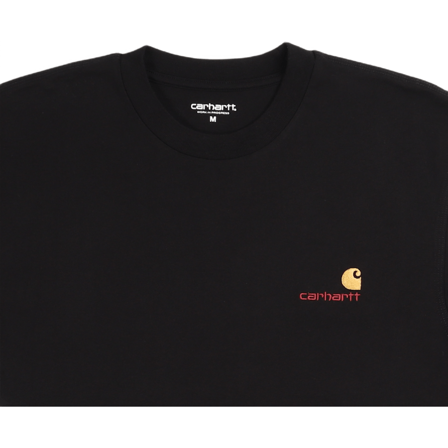 S/s American Script T-shirt Black