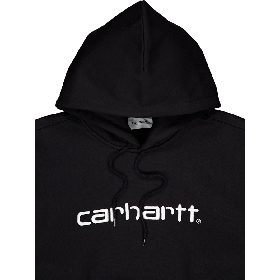 Hooded Carhartt Sweat Black / White
