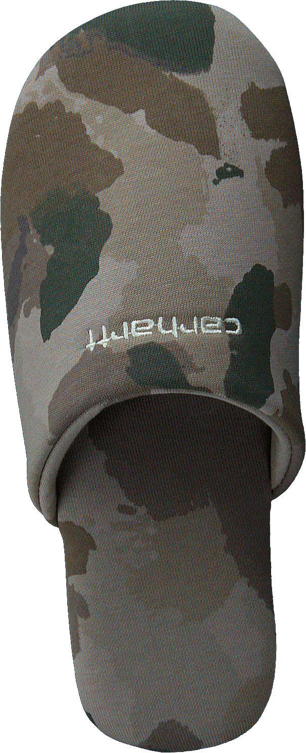 Script Embroidery Slippers Camo Tide, Thyme / Wax