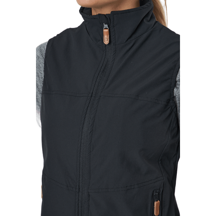 Himalaya Vest Wmn Black