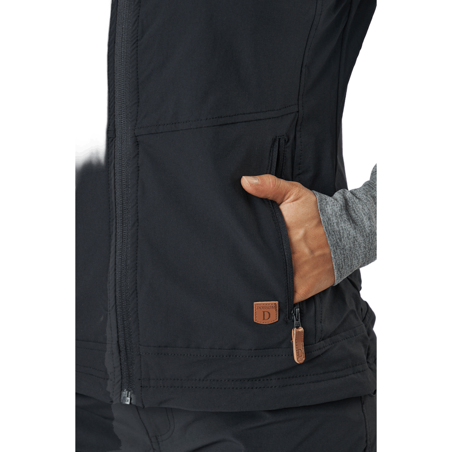Himalaya Vest Wmn Black