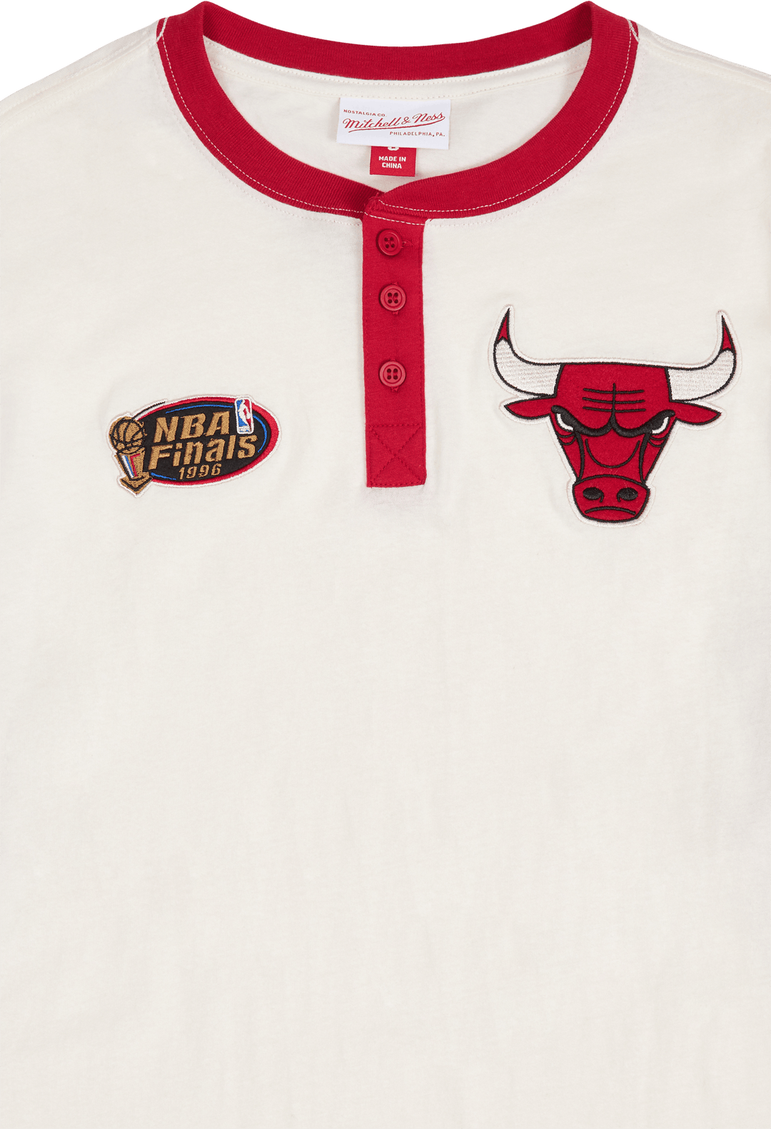 Bulls Icon Henley Cream