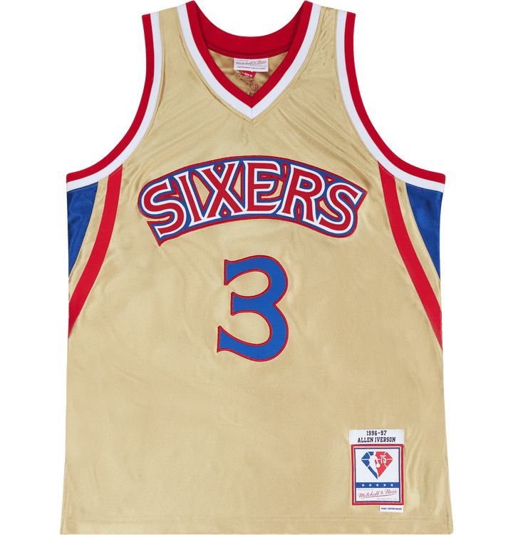 76ers Nba 75. Gold Swingman