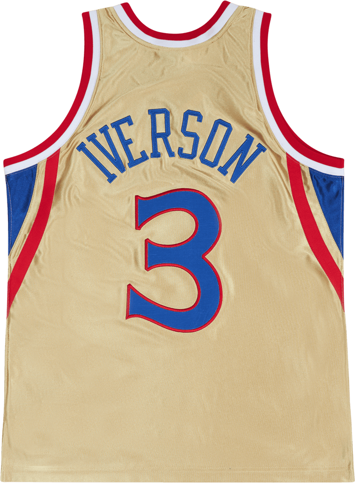 76ers Nba 75. Gold Swingman