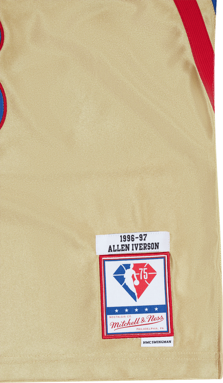 76ers Nba 75. Gold Swingman