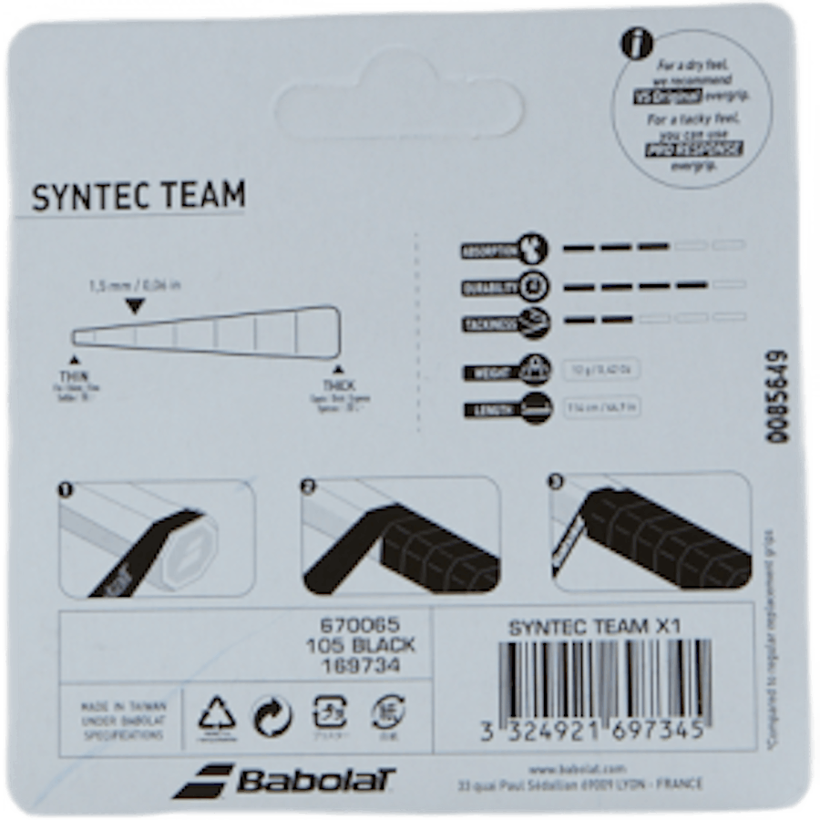 Syntec Team 1-pack Black
