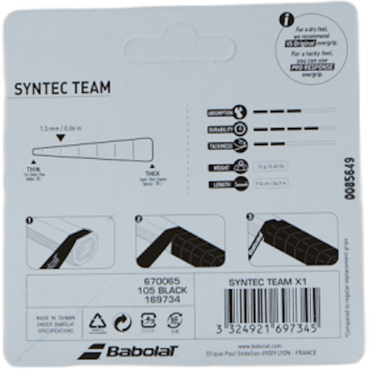 Syntec Team 1-pack Black