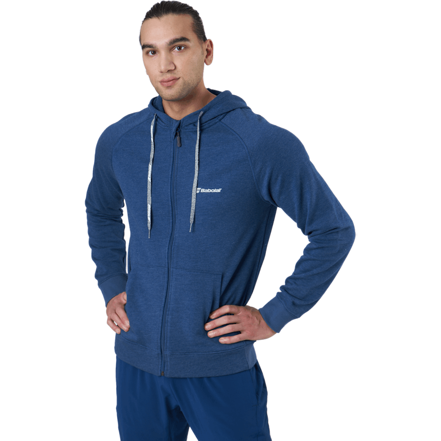 Jacket Exercise Hood Blue