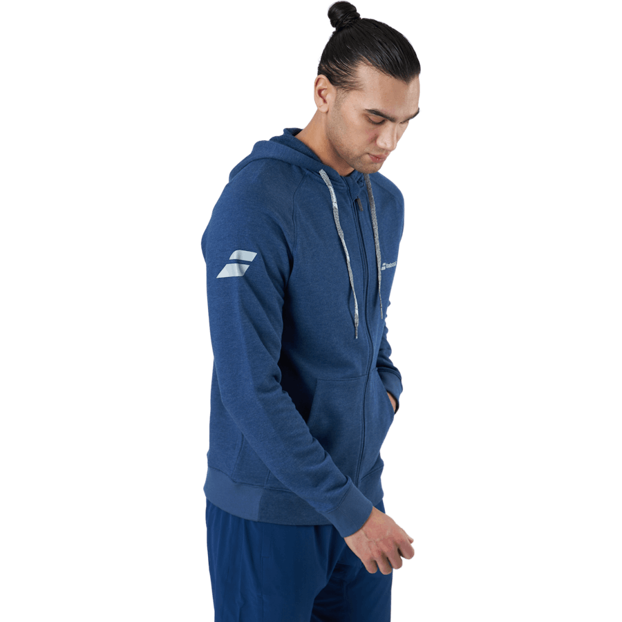 Jacket Exercise Hood Blue