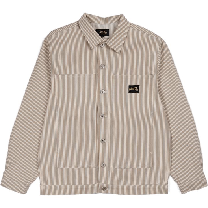 Box Jacket Khaki Hickory