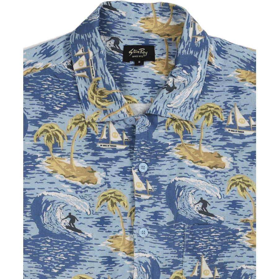 Tour Shirt Blue Hawaii