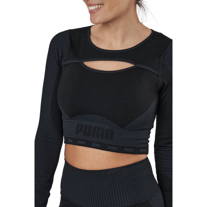 Train Formknit Seamless Long S Puma Black-asphalt