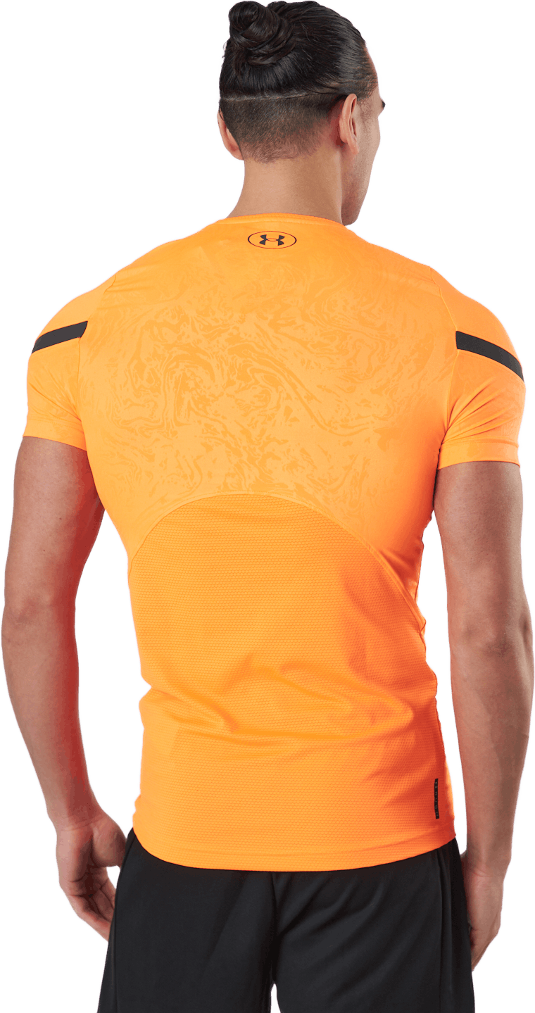 Ua Rush 2.0 Emboss Ss Blaze Orange / Jet Gray / Blac