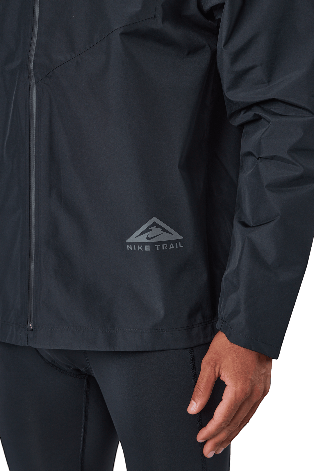 GORE-TEX INFINIUM™ Men's Trail Running Jacket BLACK/DK SMOKE GREY