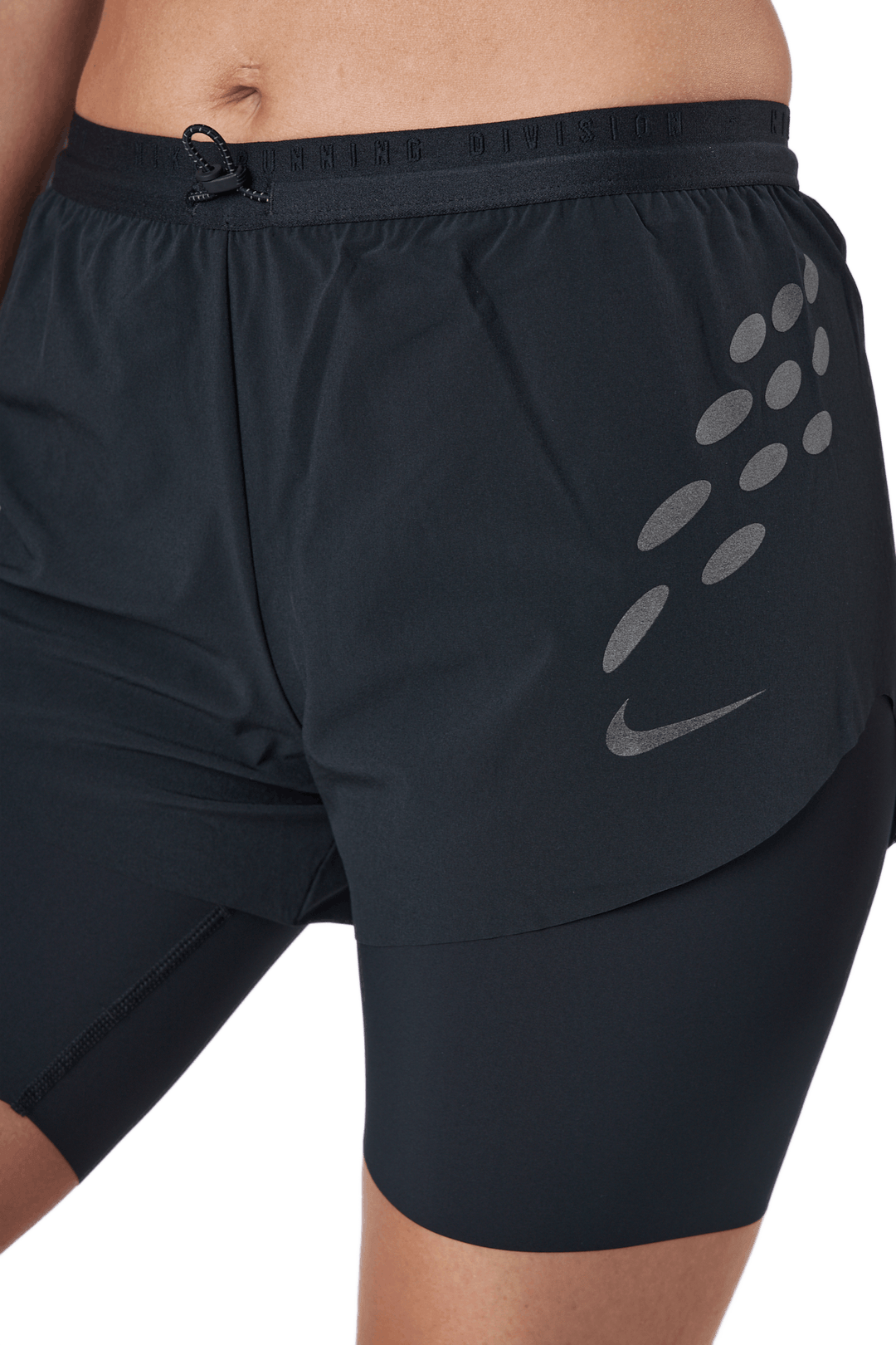 Nike Dri-fit Run Division Donna Nero/nero/nero