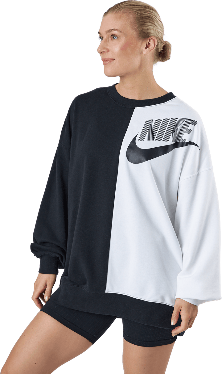 W Nsw Ft Flc Oos Crew Dnc Nero/Bianco
