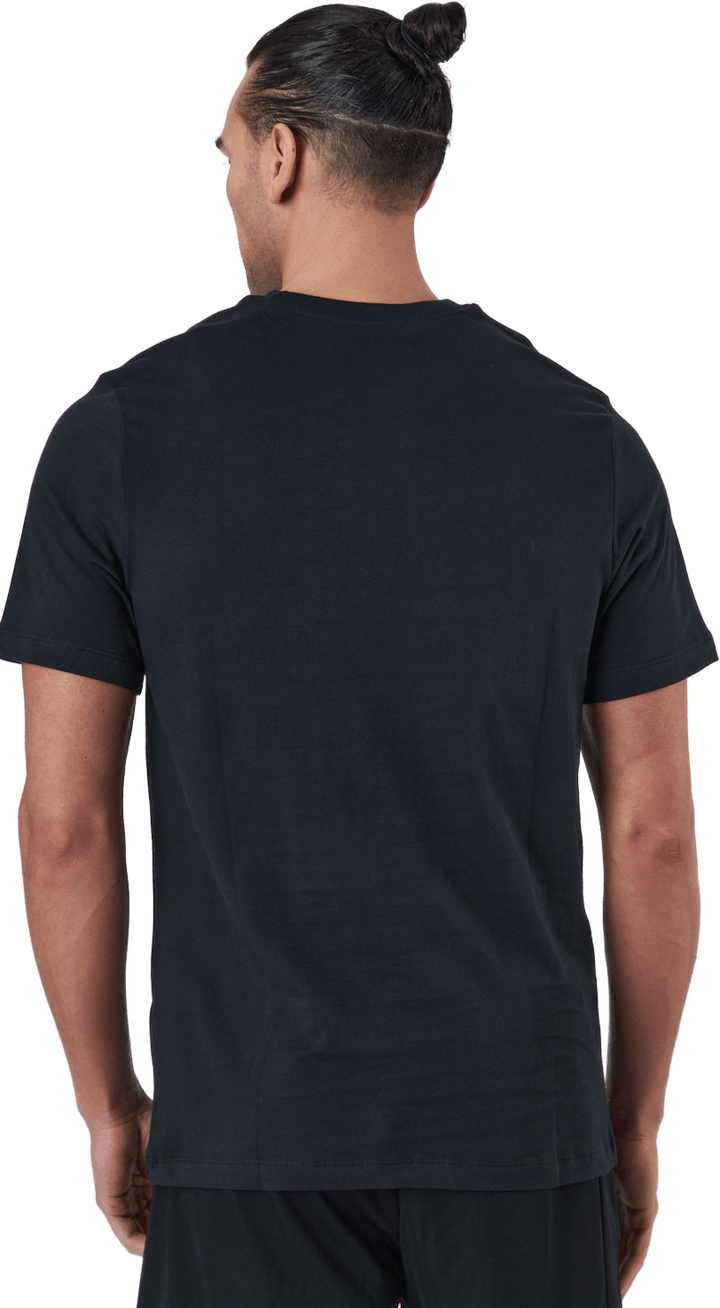 Nike Swoosh Uomo Calcio T-shi Nero/Bianco