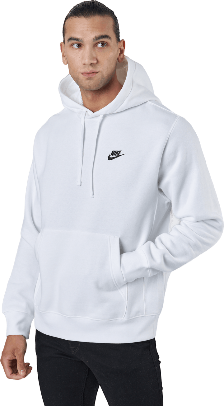 Sportswear Club Felpa con cappuccio in pile BIANCO/BIANCO/NERO
