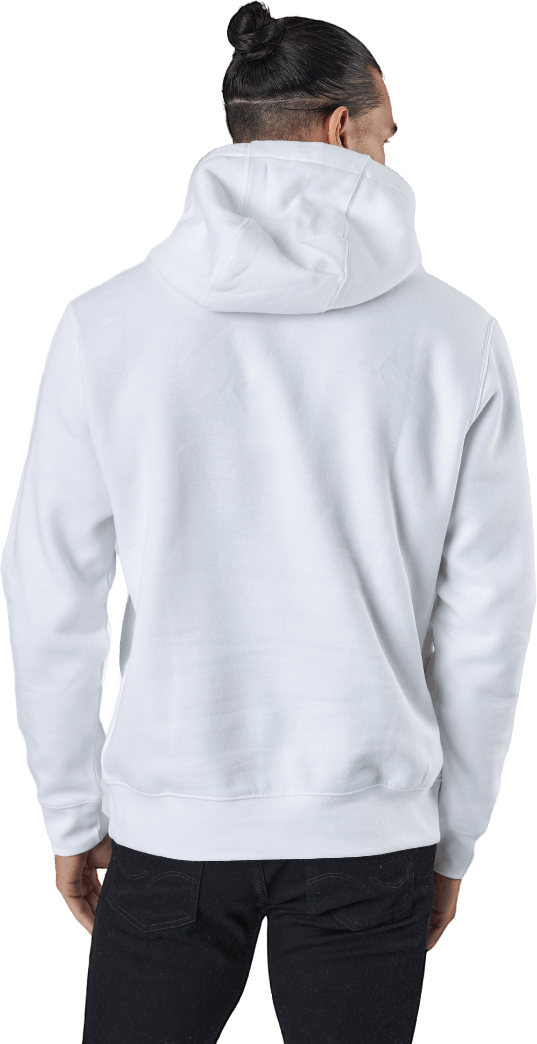 Sportswear Club Felpa con cappuccio in pile BIANCO/BIANCO/NERO