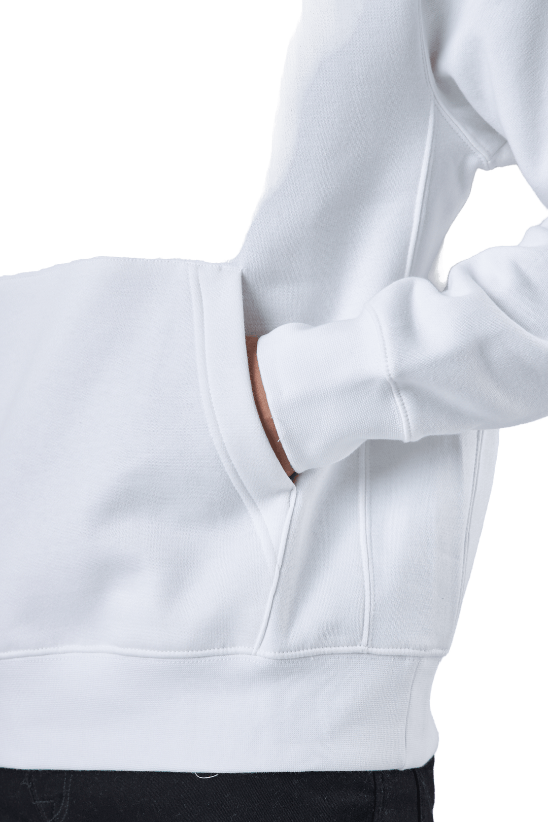 Sportswear Club Felpa con cappuccio in pile BIANCO/BIANCO/NERO