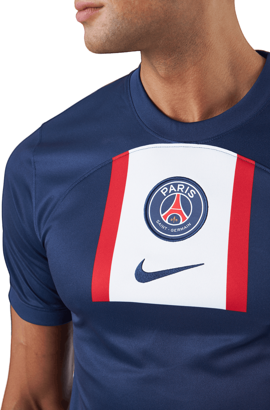 Psg M Nk Df Stad Jsy Ss Hm Midnight Navy/white/midnight N