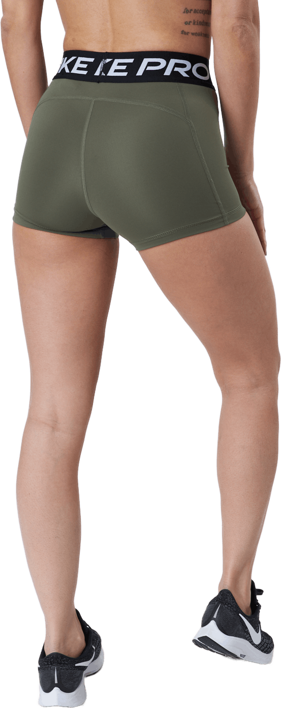 Pantaloncini Nike Pro 3" Donna Oliva media/nero/nero