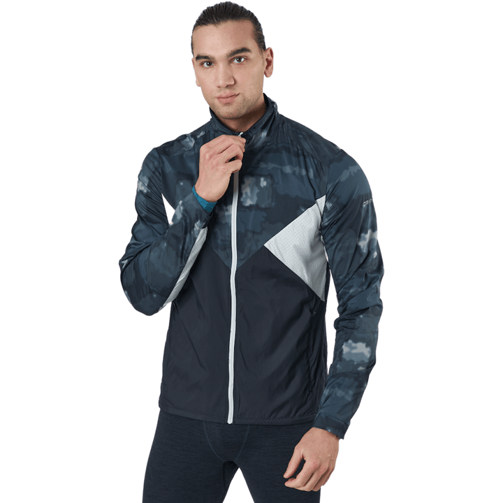 Adv Essence Wind Jacket M Svart-granit