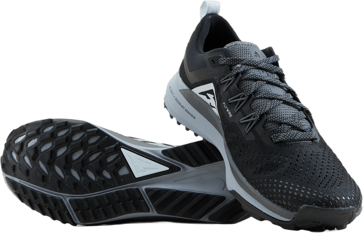React Pegasus Trail 4 Women's Trail Running Shoes BLACK/AURA-DARK GREY-WOLF GREY