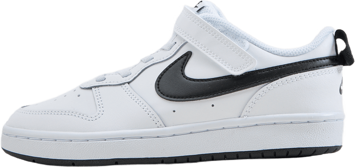 Court Borough Low 2 Little Kids' Shoes WHITE/BLACK