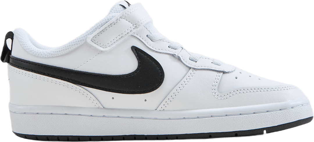 Court Borough Low 2 Little Kids' Shoes WHITE/BLACK