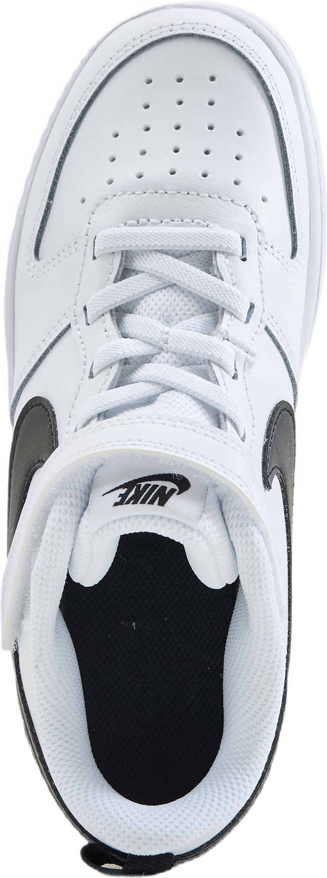 Court Borough Low 2 Little Kids' Shoes WHITE/BLACK