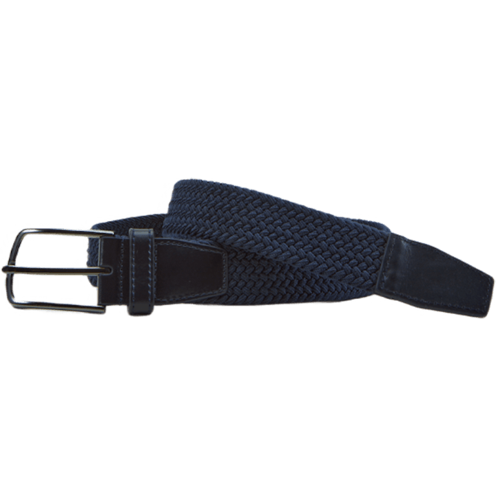 Woven Golf Belt Z05 Navy