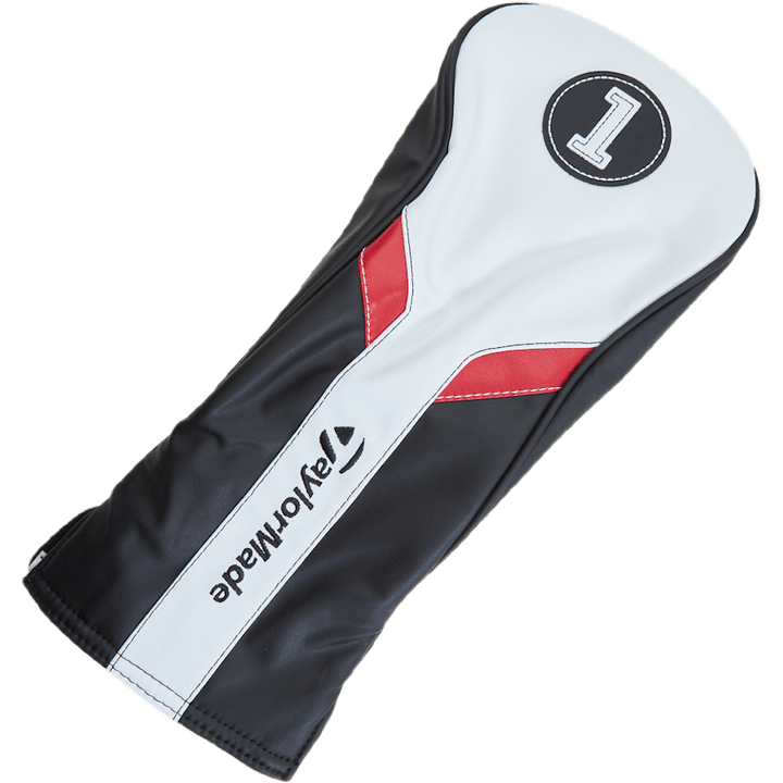 Tm17 Driver Headcover Valkoinenpunainenmusta