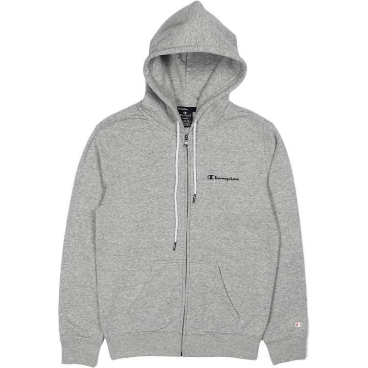 Hooded Full Zip Sweatshirt New Oxford Grey Melange