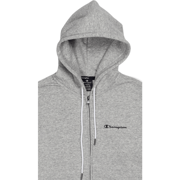 Hooded Full Zip Sweatshirt New Oxford Grey Melange