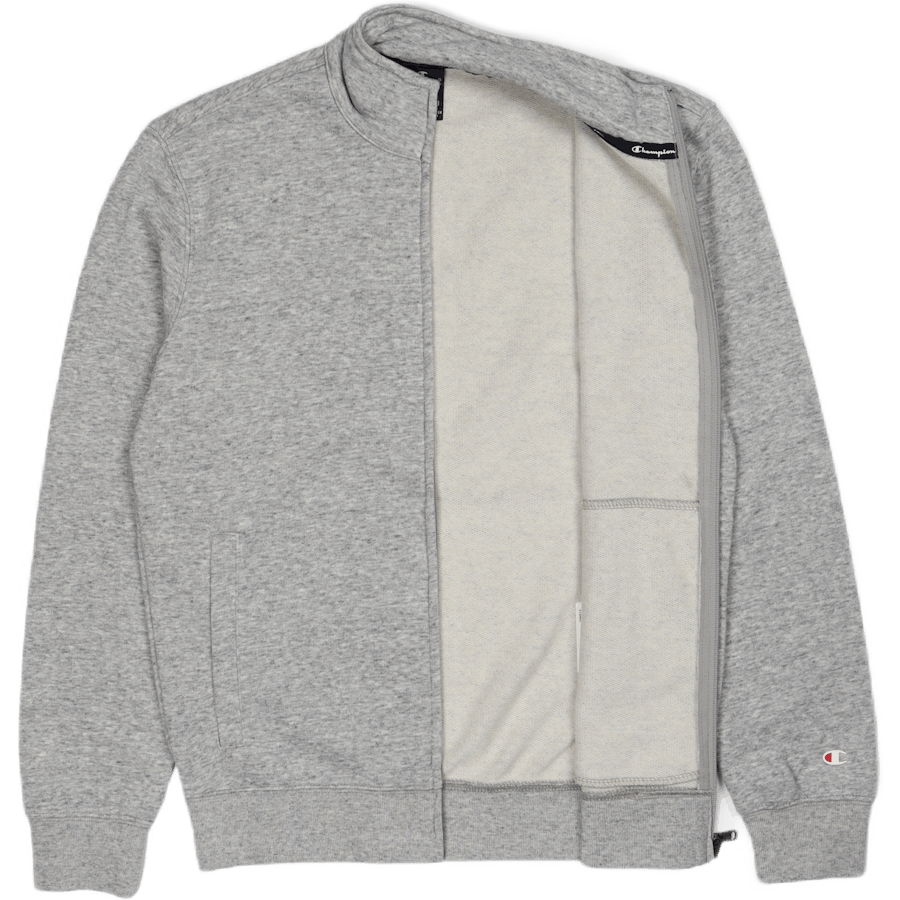Mikina na zip New Oxford Grey Melange
