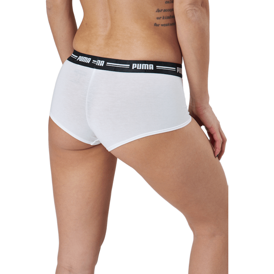 Puma Women Mini Short 2p Pack White / White