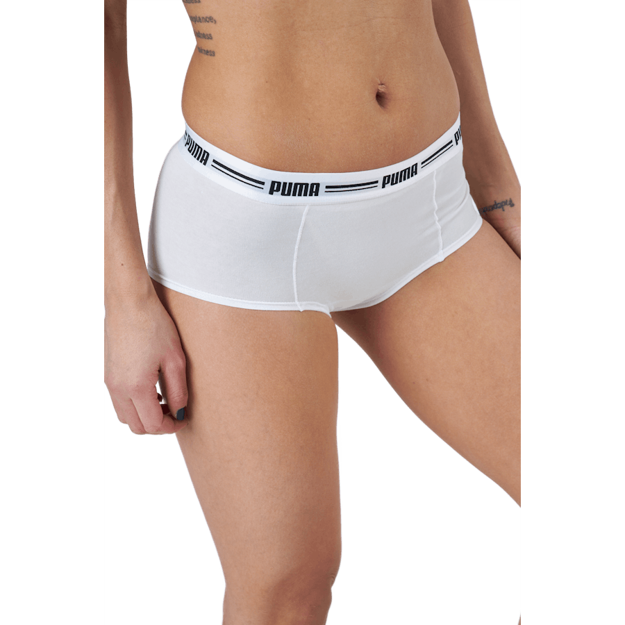Puma Women Mini Short 2p Pack White / White
