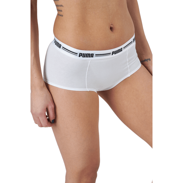 Puma Women Mini Short 2p Pack White / White