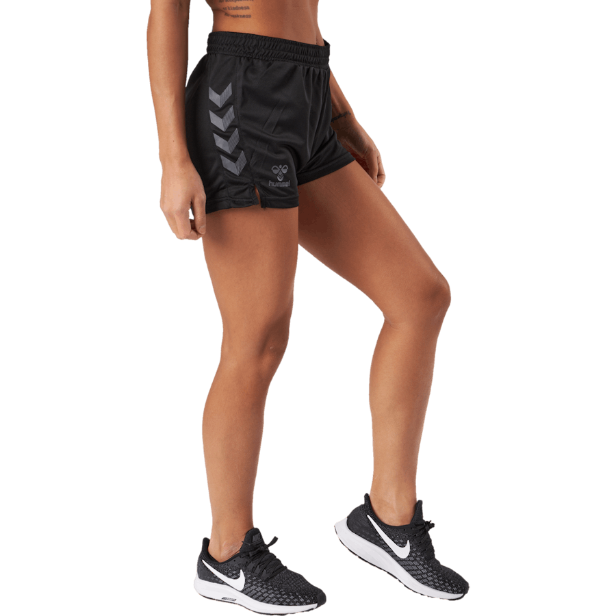 Hmlongrid Poly Shorts Wo Jet Black/forged Iron