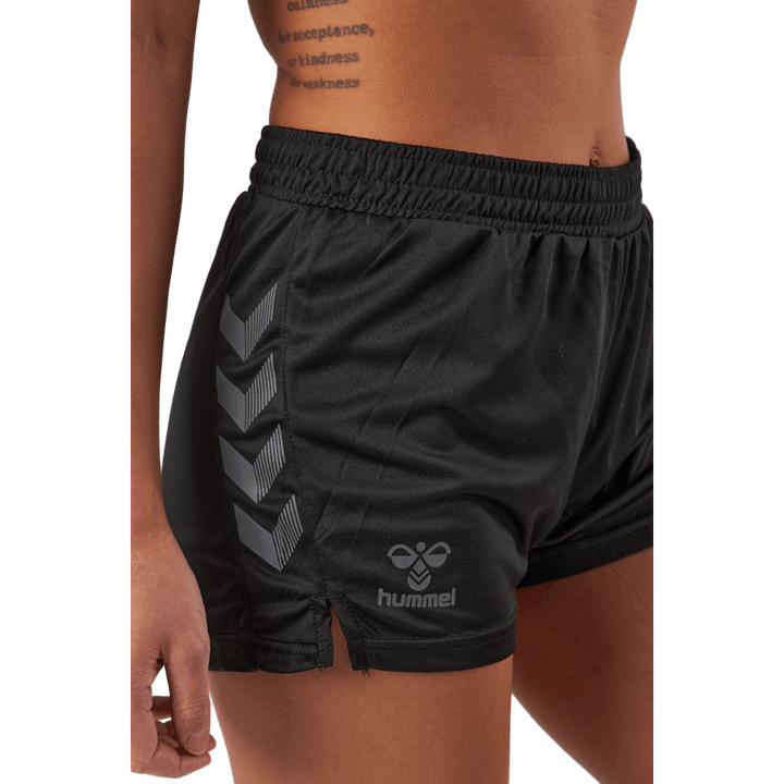 Hmlongrid Poly Shorts Wo Jet Black/forged Iron
