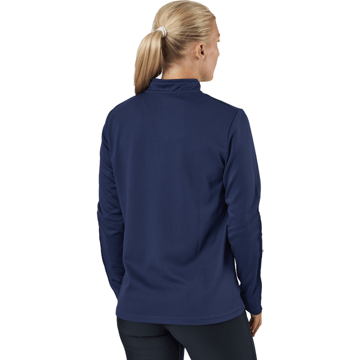 Hmlauthentieke Sweatshi met halve rits Marine