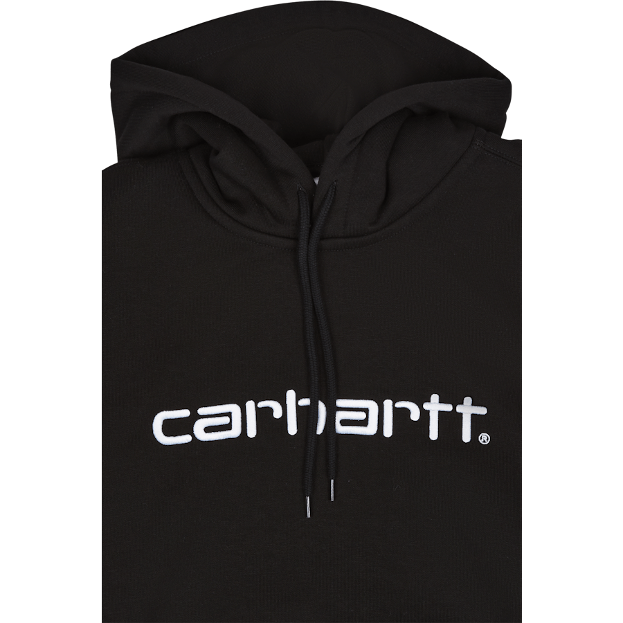 Hooded Carhartt Sweat Black / White